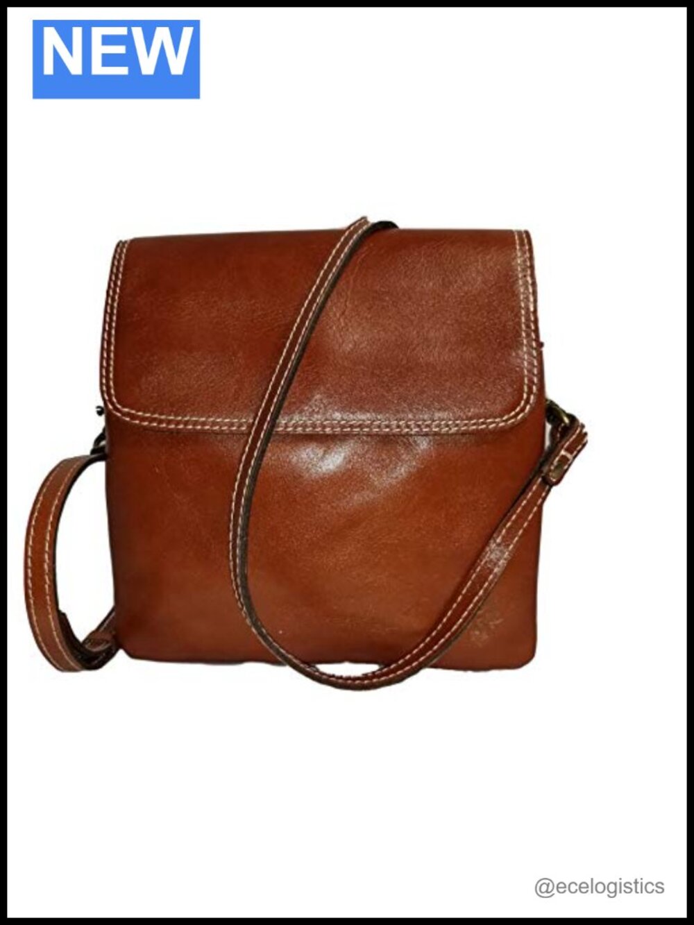 Patricia Nash Heritage Balluri Leather Crossbody Bag Flap